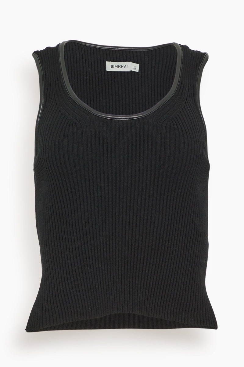 Cobain Tank Top in Black 1