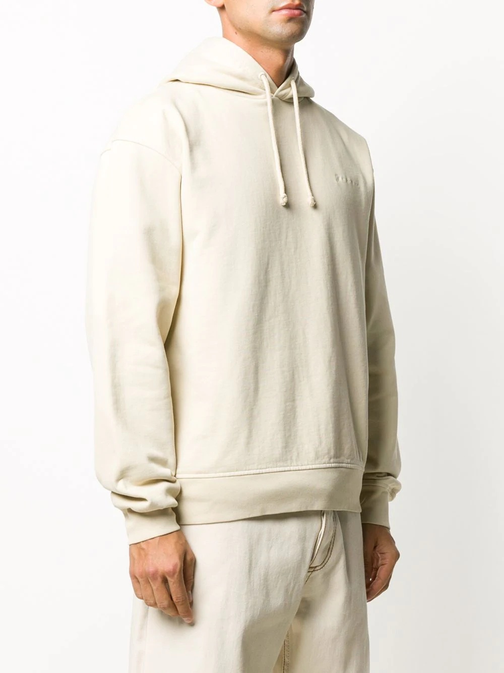 long-sleeve drawstring hoodie - 3