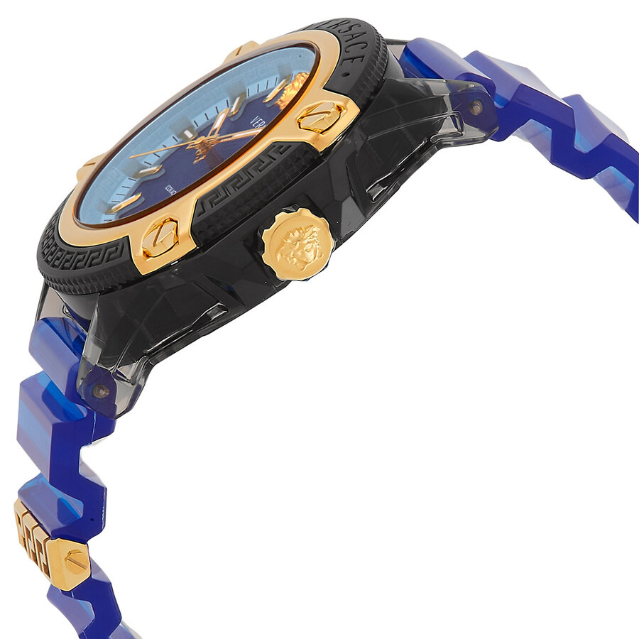 Versace Icon Quartz Blue Dial Men's Watch VE6E00323 - 2