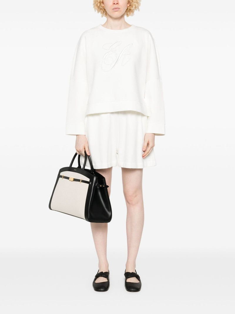 EMPORIO ARMANI logo-embroidered sweatshirt outlook