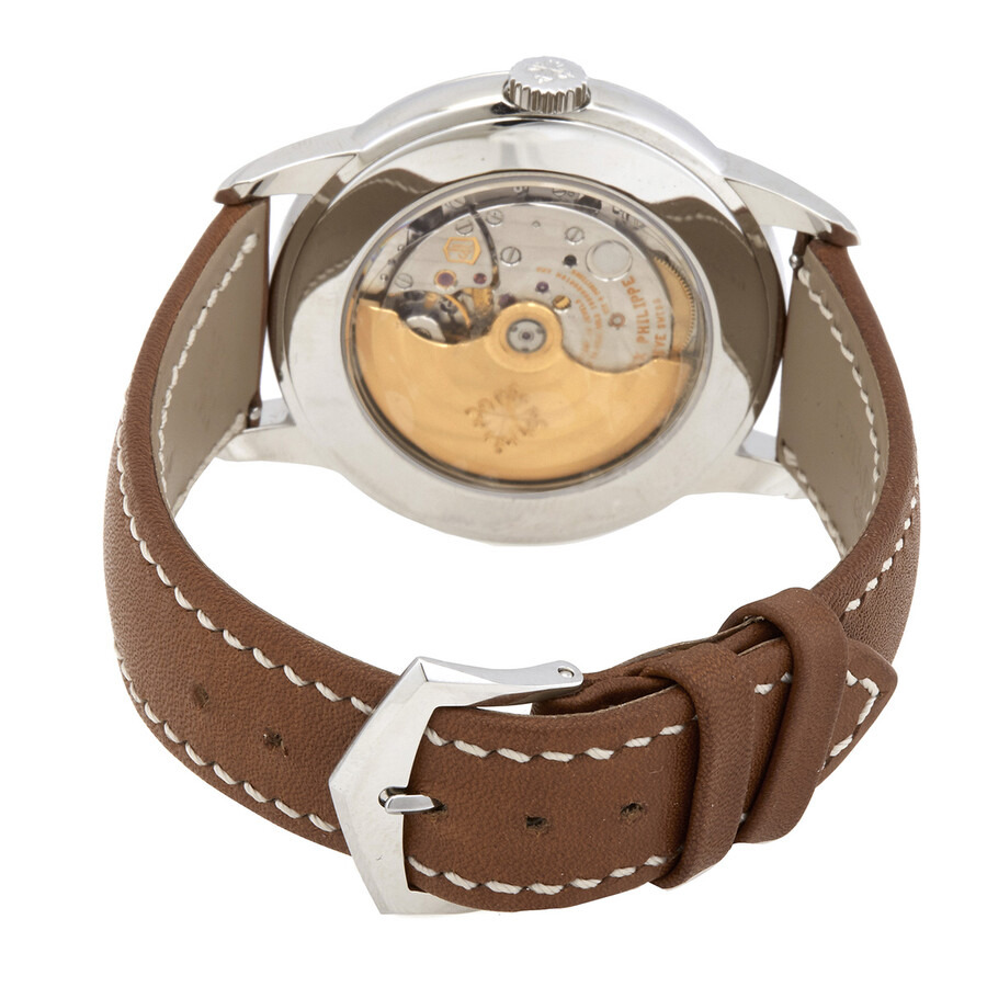 Pre-owned Patek Philippe Calatrava Silvery Opaline Dial Men's Watch 5212A-001 - 3