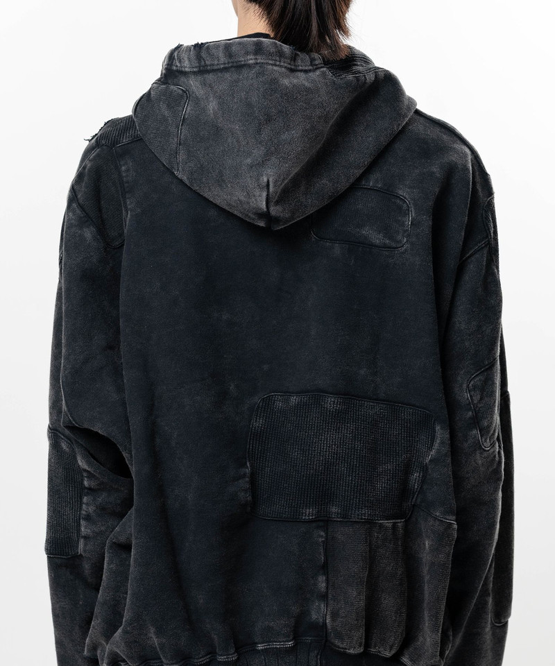 Bleached Repair Half Zip Hoodie 7