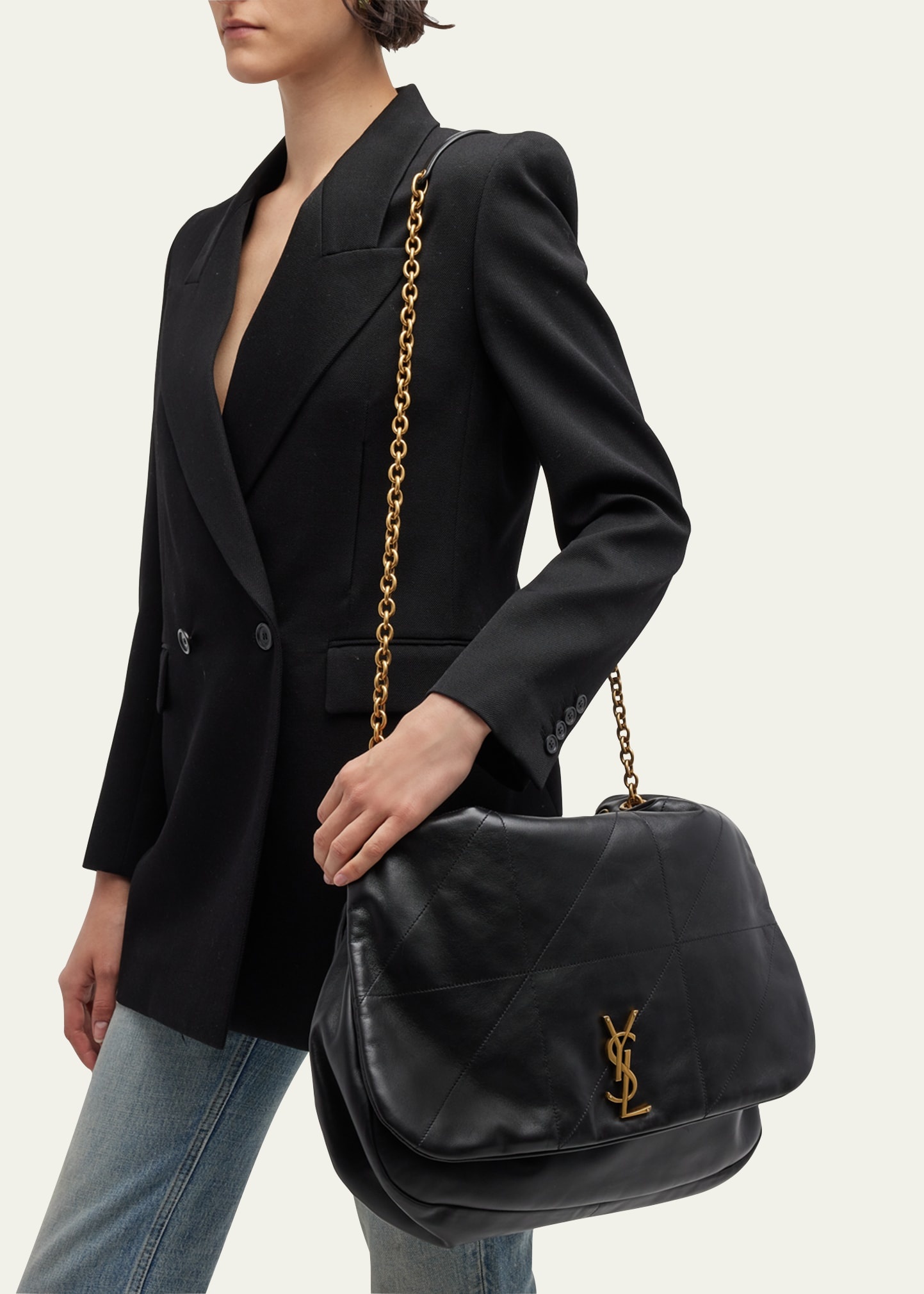 Jamie 4.3 Maxi Quilted Lambskin Chain Shoulder Bag - 2