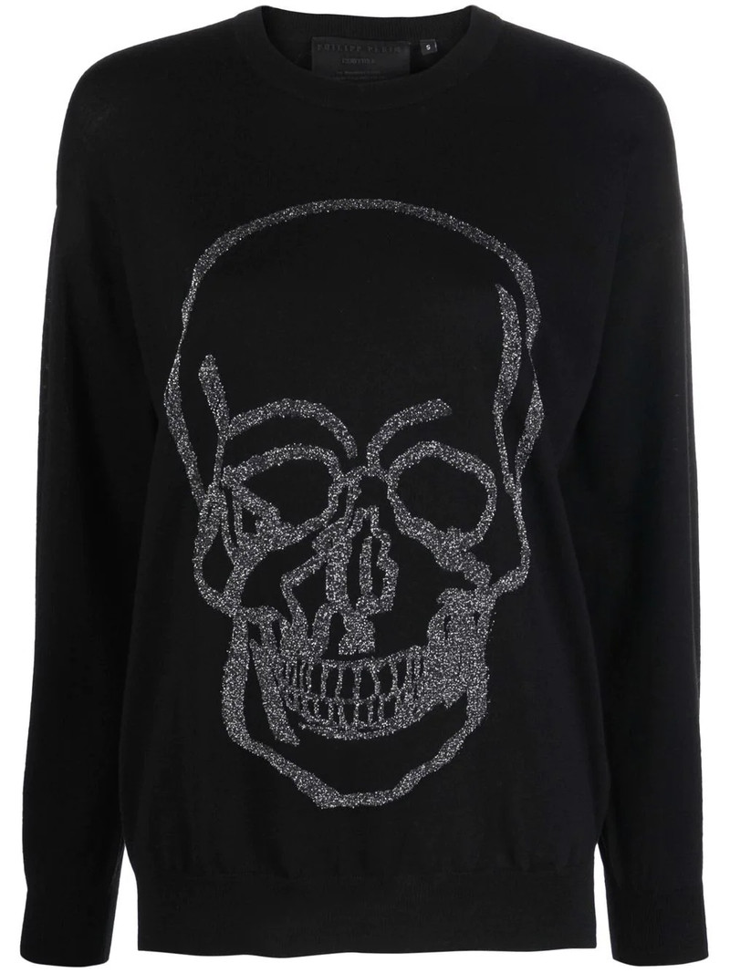 skull 인쇄 점퍼 1