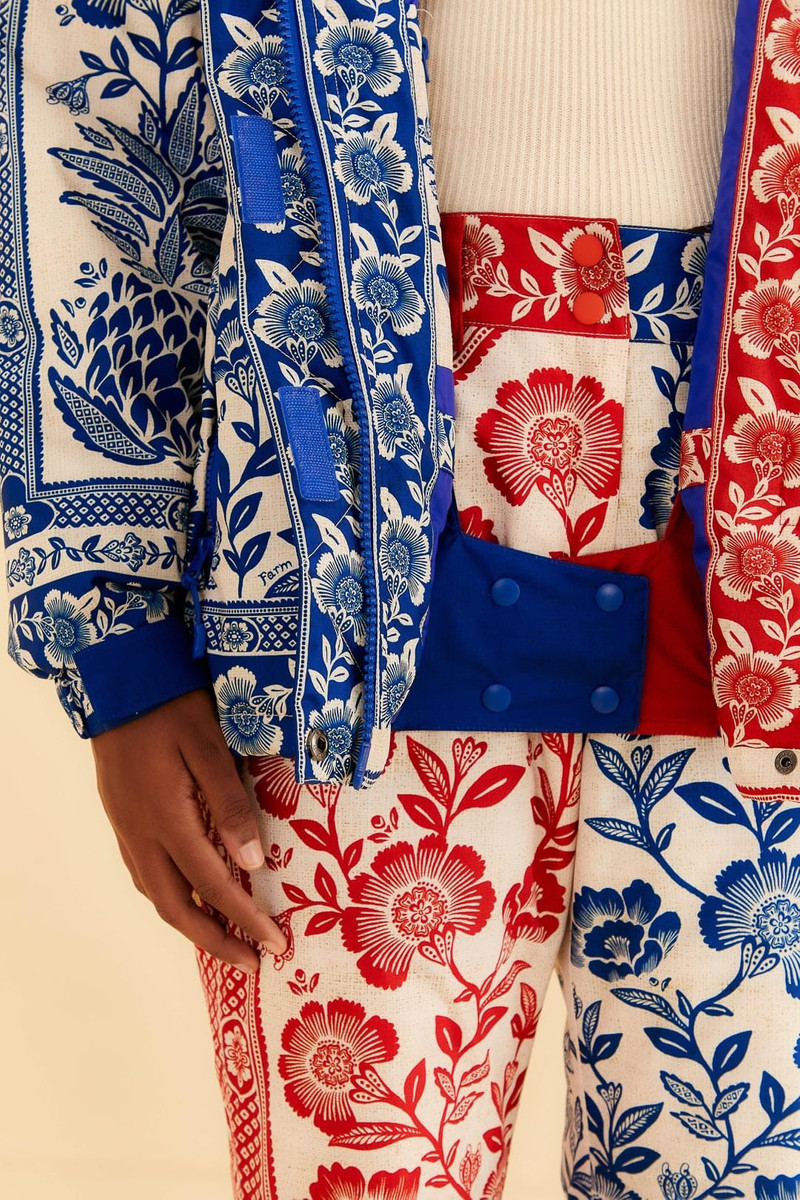 Mixed Pineapple Garden Ski Jacket 6