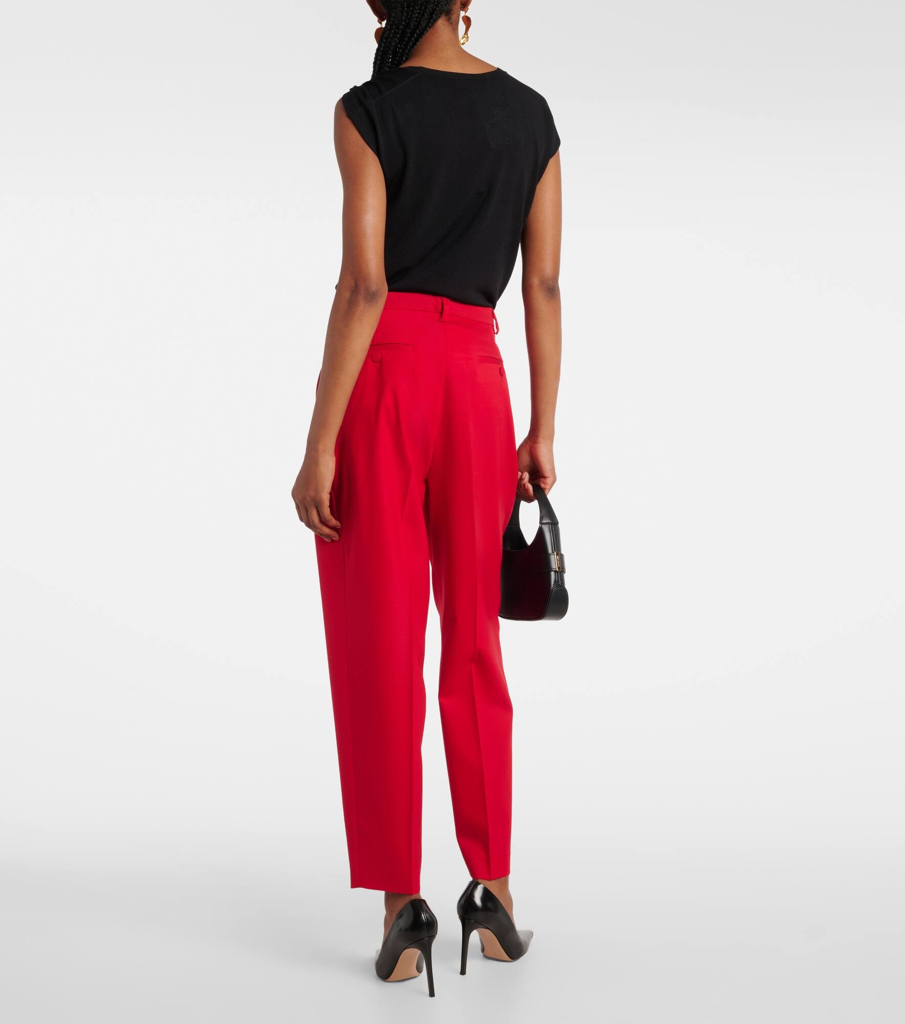 Emmett wool tapered pants - 3