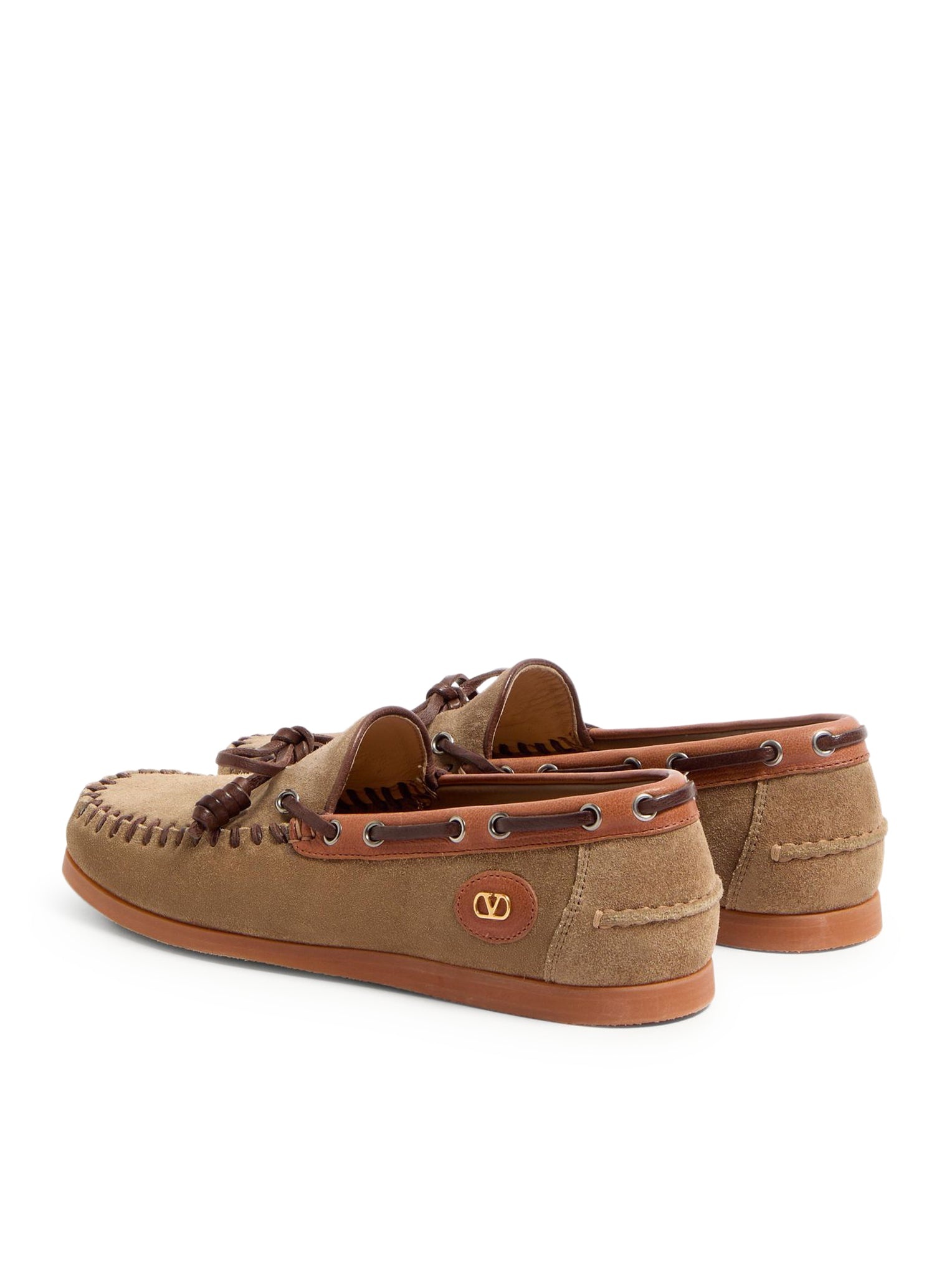 PALM AVENUE CRUST LEATHER BOAT SHOE - 4