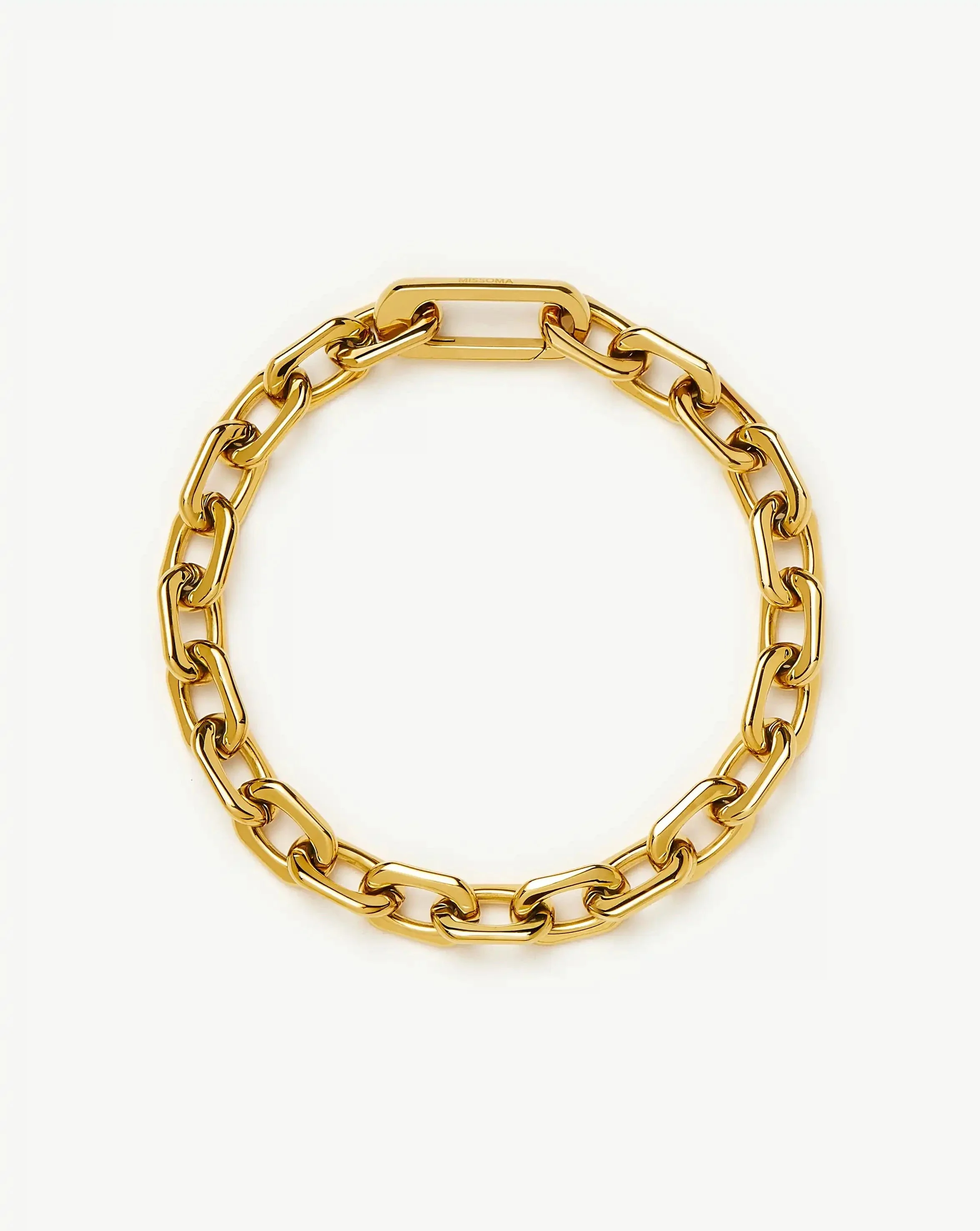 Square Paperclip Chain Bracelet - 1