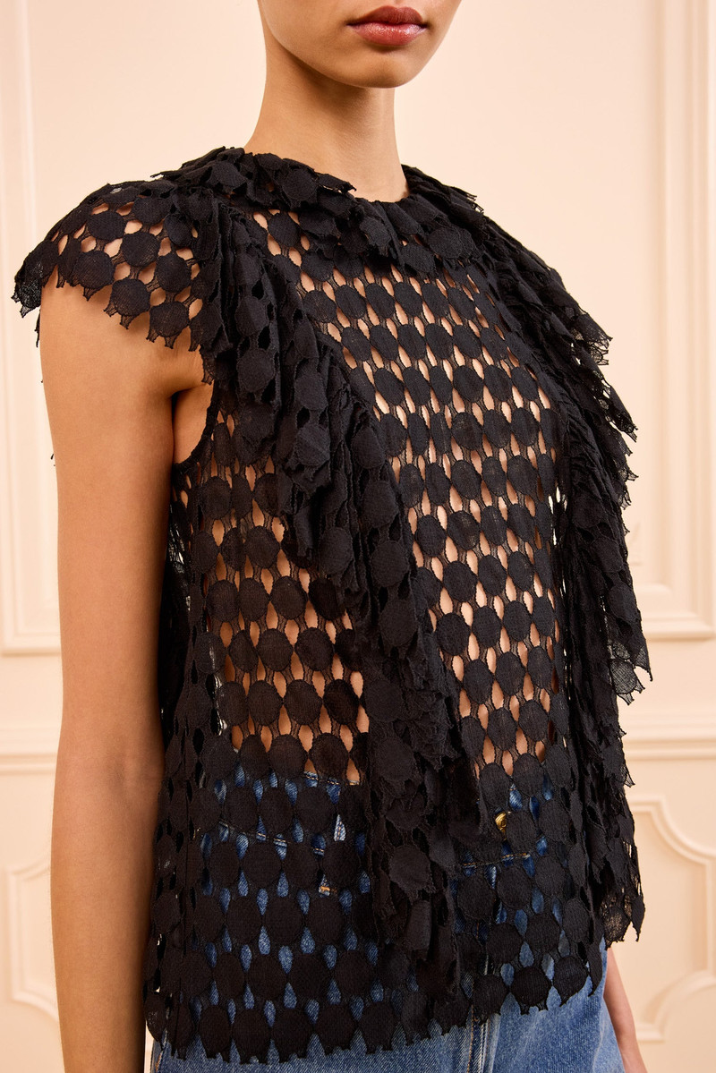 ULLA JOHNSON Daevy Lace Top outlook