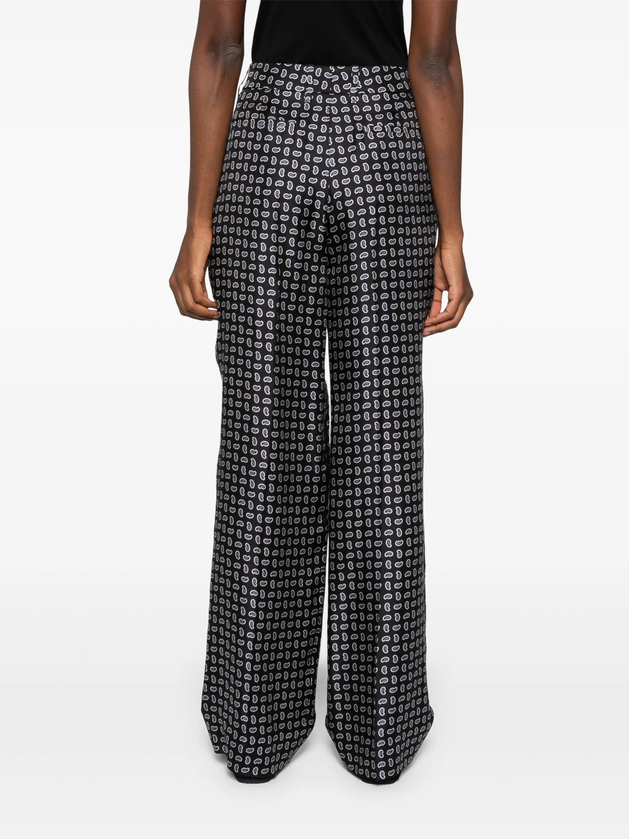 High-waist Twill Pants - 3