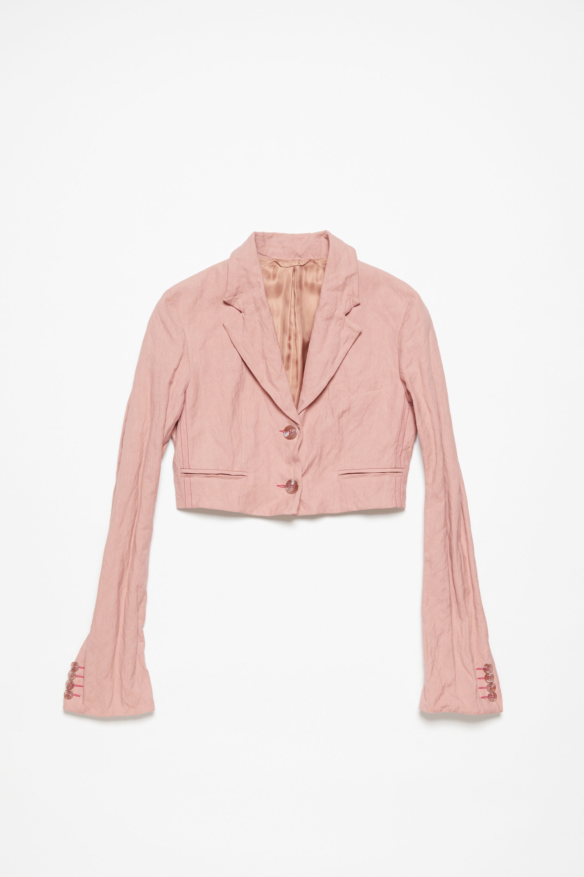 Regular fit suit jacket - Old pink - 7