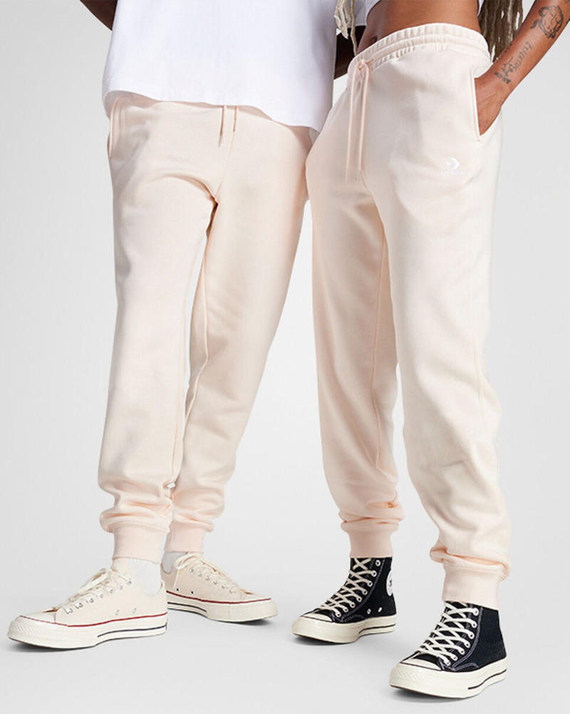 Converse Go-To Embroidered Star Chevron Standard-Fit Fleece Sweatpant 1