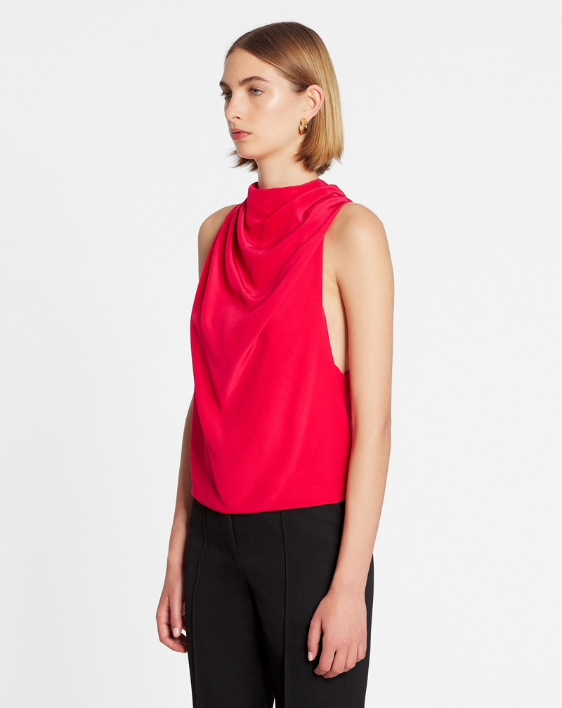 Lanvin SLEEVELESS DRAPED TOP outlook