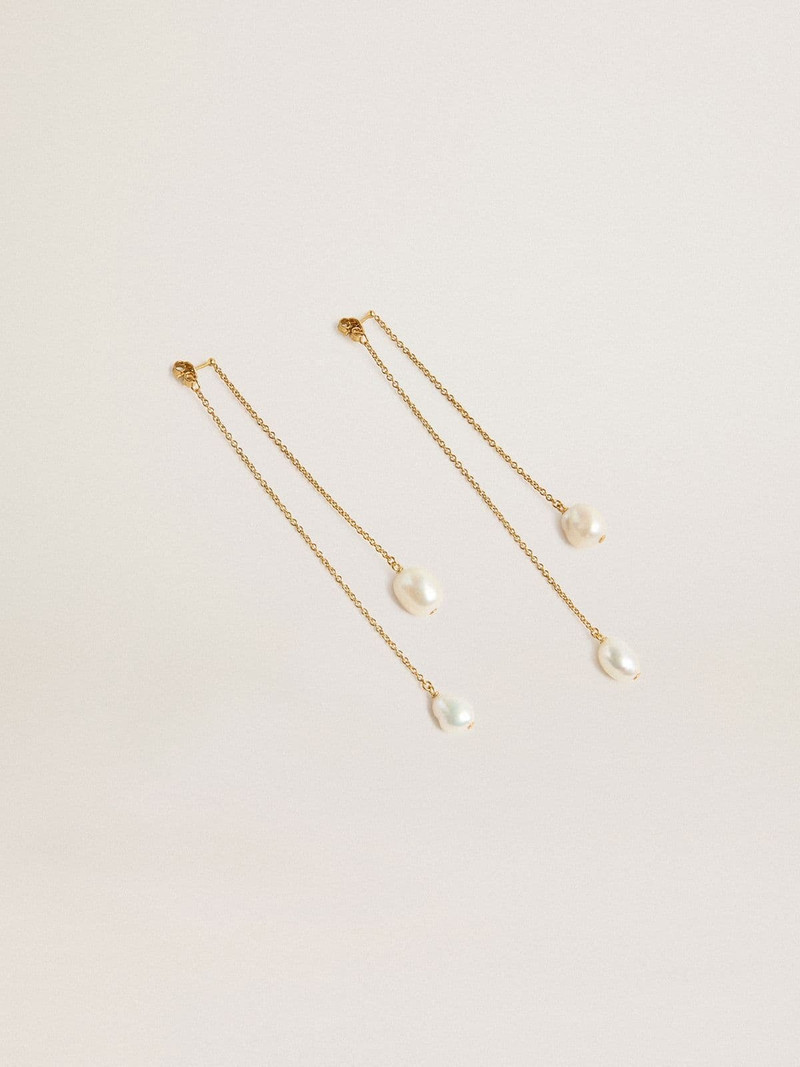 Golden Goose Drop earrings with pearls outlook