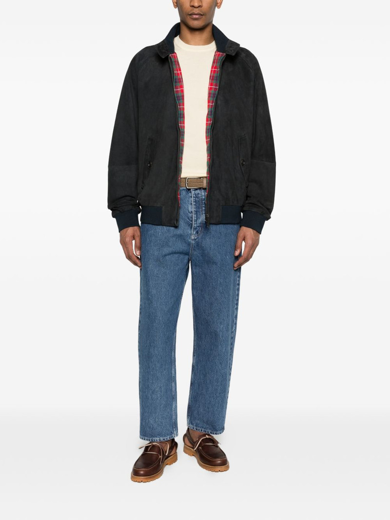 Baracuta zip-up suede jacket outlook