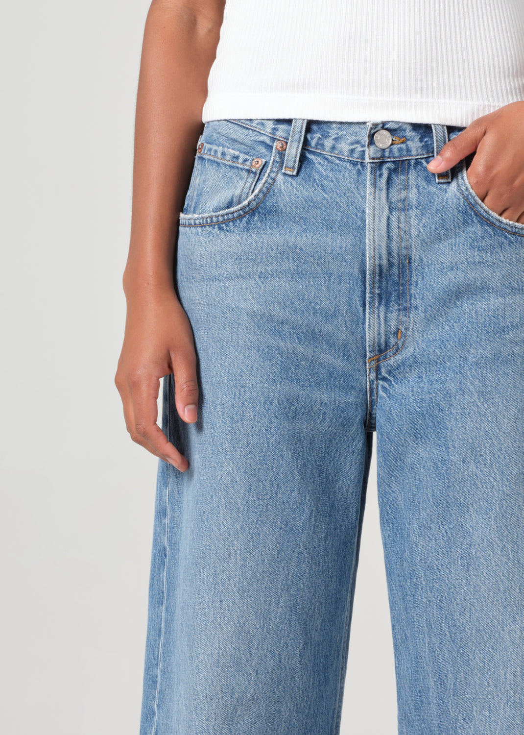 LOW CURVE JEAN IN FAIRWAY - 7
