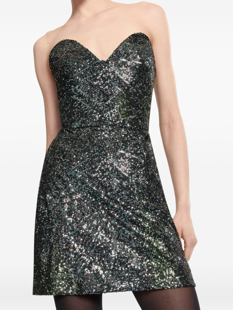 sequin-embellished heart-shaped mini dress 4