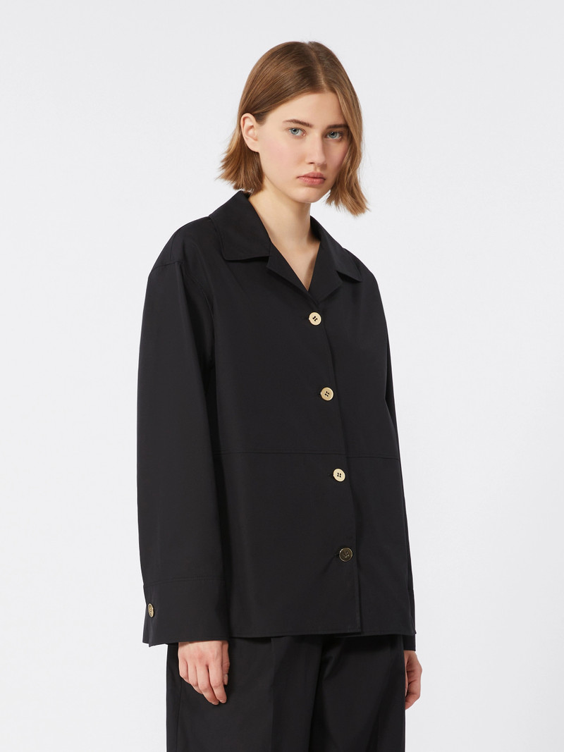 GENTILE Poplin shirt - BLACK 3