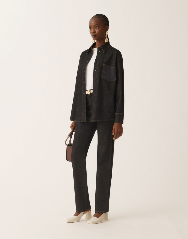 FABIANA FILIPPI Shirt in denim outlook