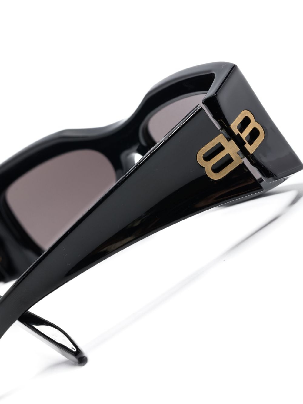 logo-plaque square-frame sunglasses - 3