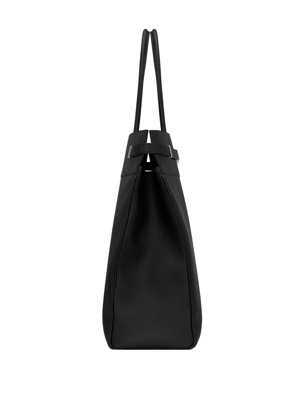 Manhattan N/S leather tote bag - 4
