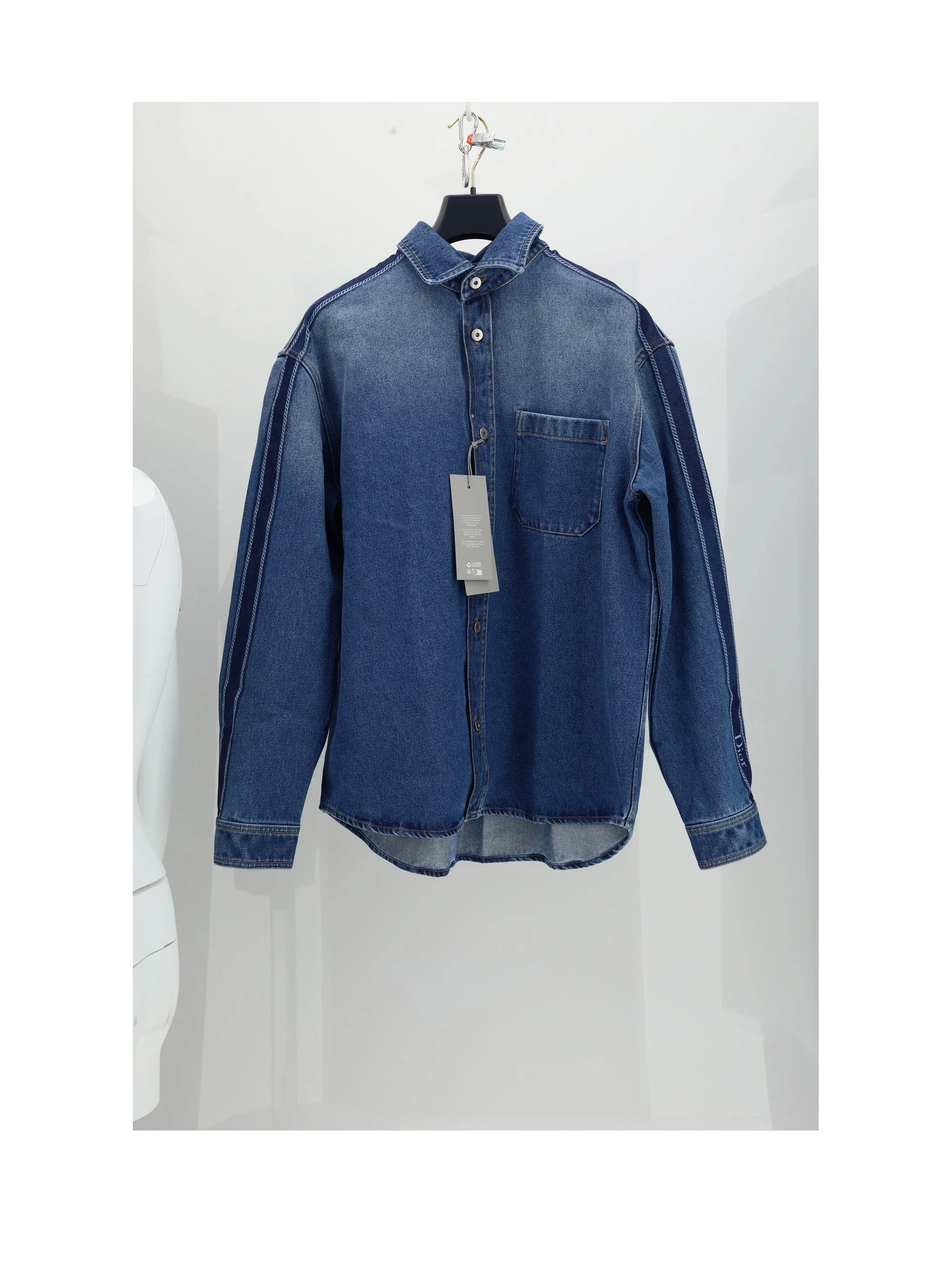 Dior Homme Denim Jacket Laser Print Blue - 1