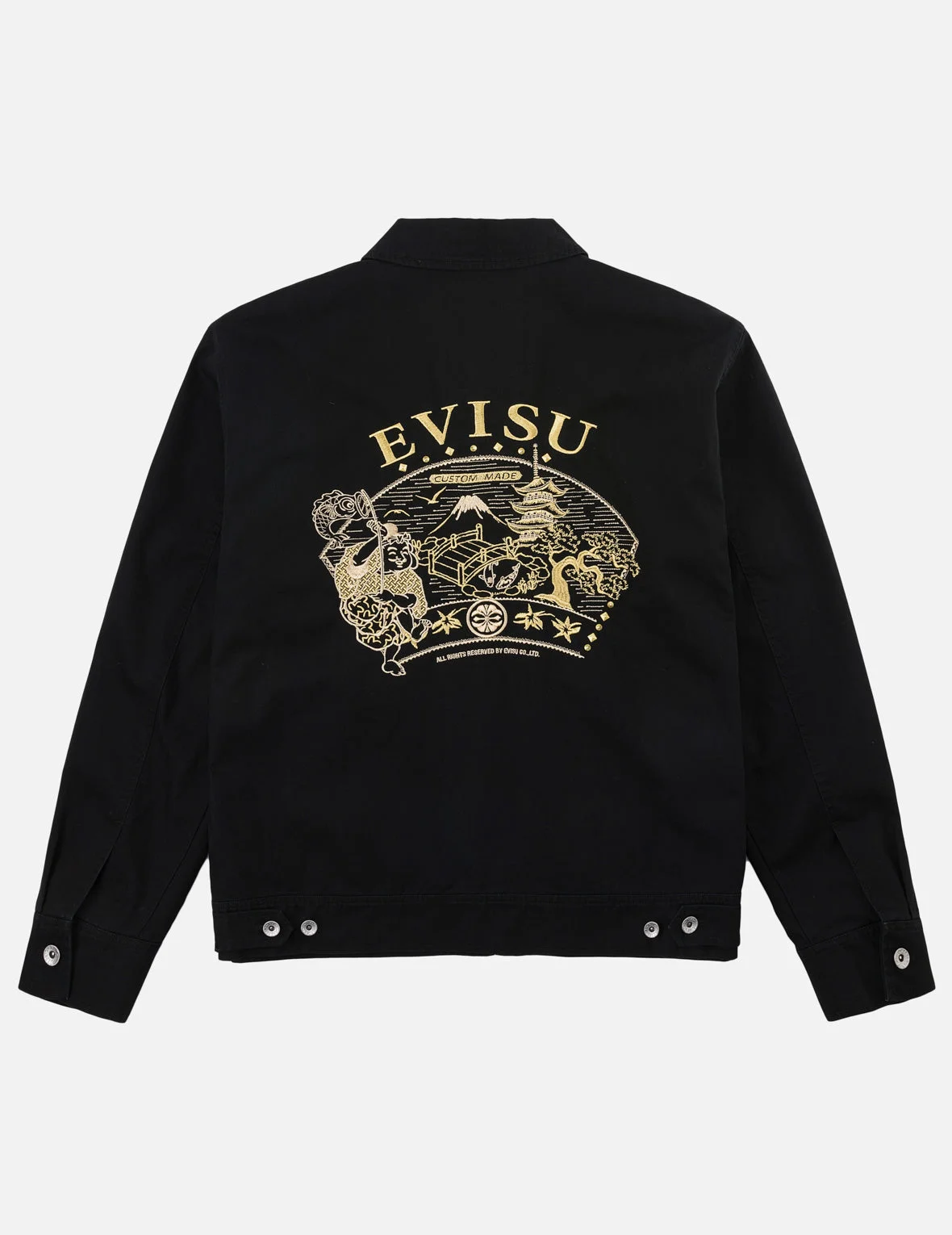 Gold Embroidery Studded Jacket - 1