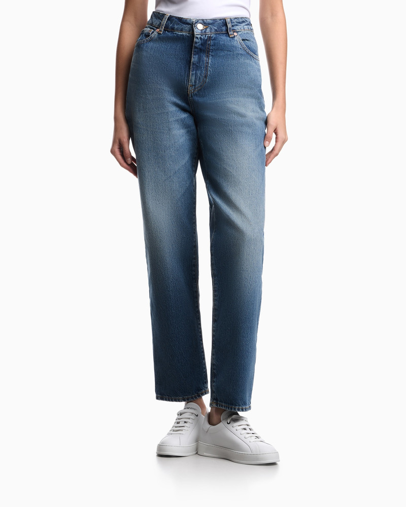 EMPORIO ARMANI FIVE-POCKET DENIM TROUSERS outlook