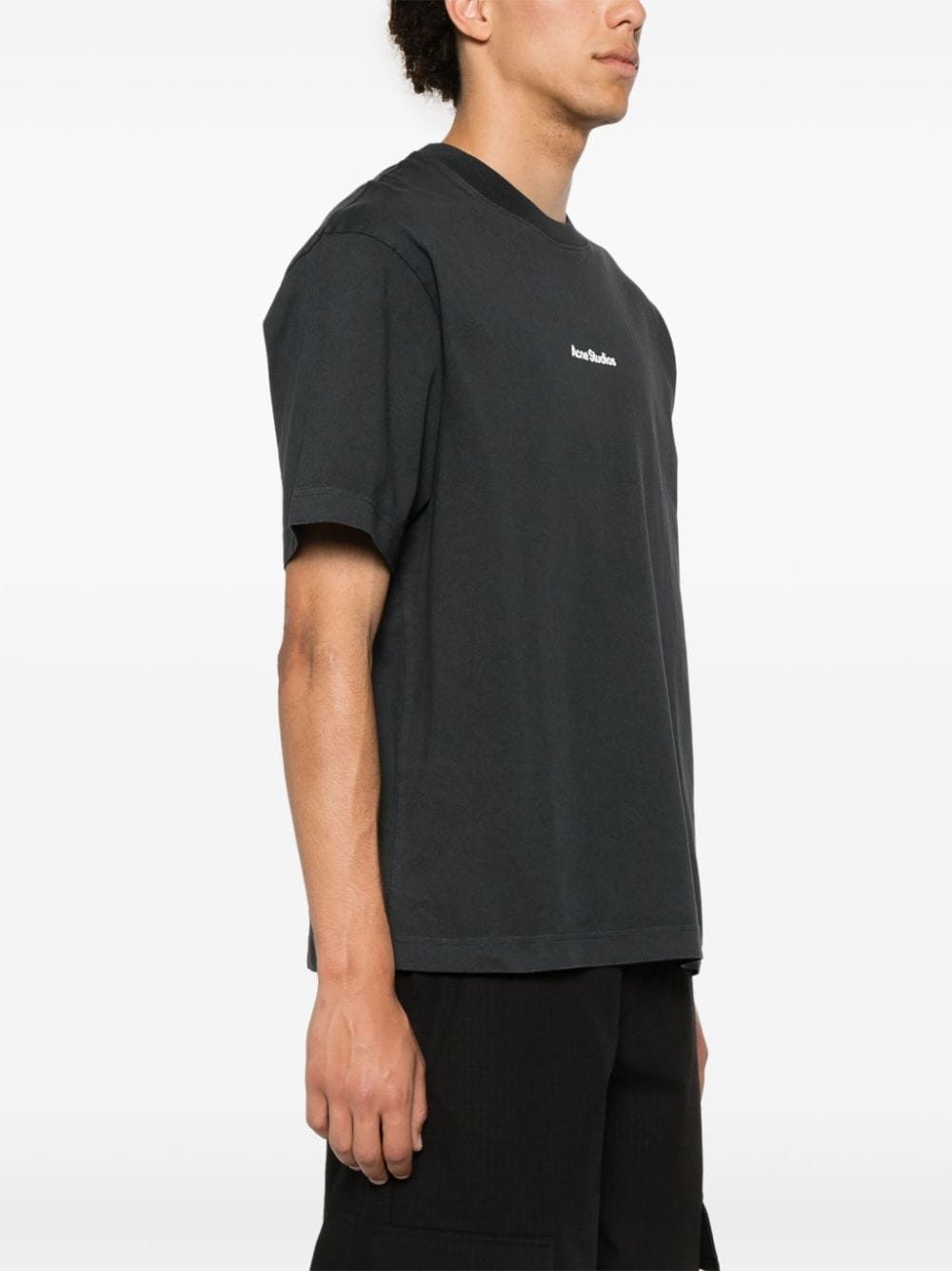logo-print cotton T-shirt - 4