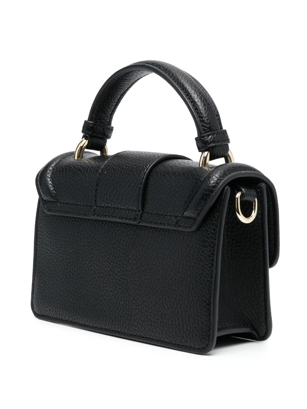 logo-buckle faux-leather tote bag - 4