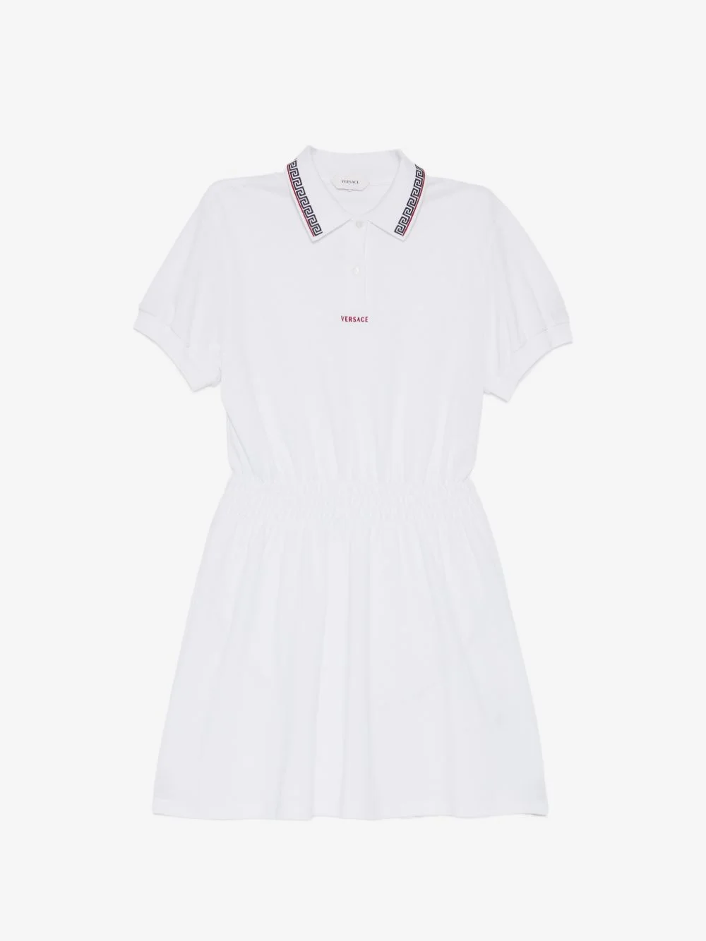 logo-embroidered dress - 1
