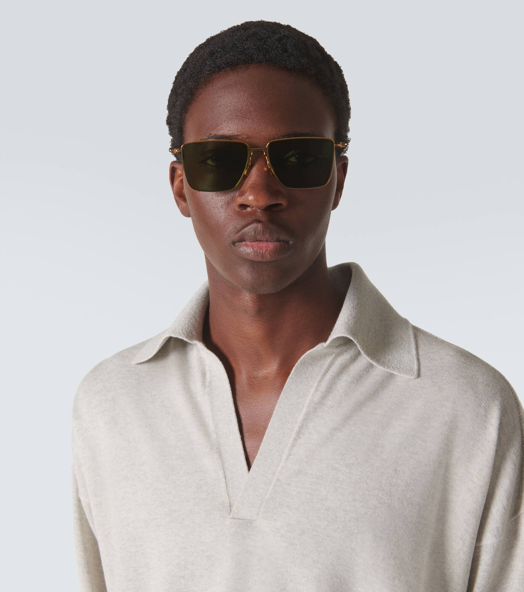 Ultrathin rectangular sunglasses - 3