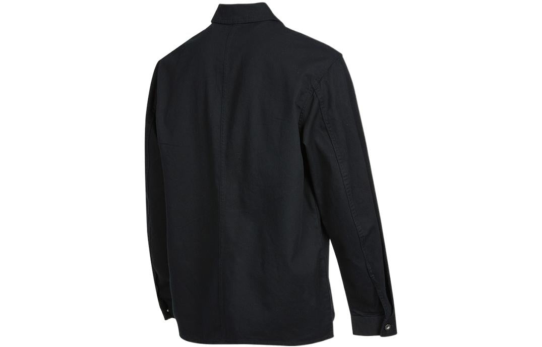 Men's Converse SS22 Cargo Casual Long Sleeves Autumn Black Shirt 10024172-A02 - 2