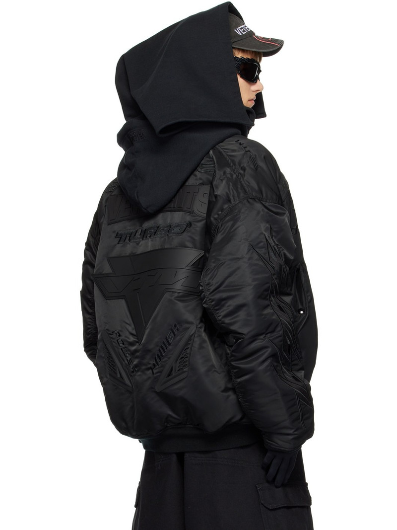 Black Alpha Industries Edition Blackout Bomber Jacket 3