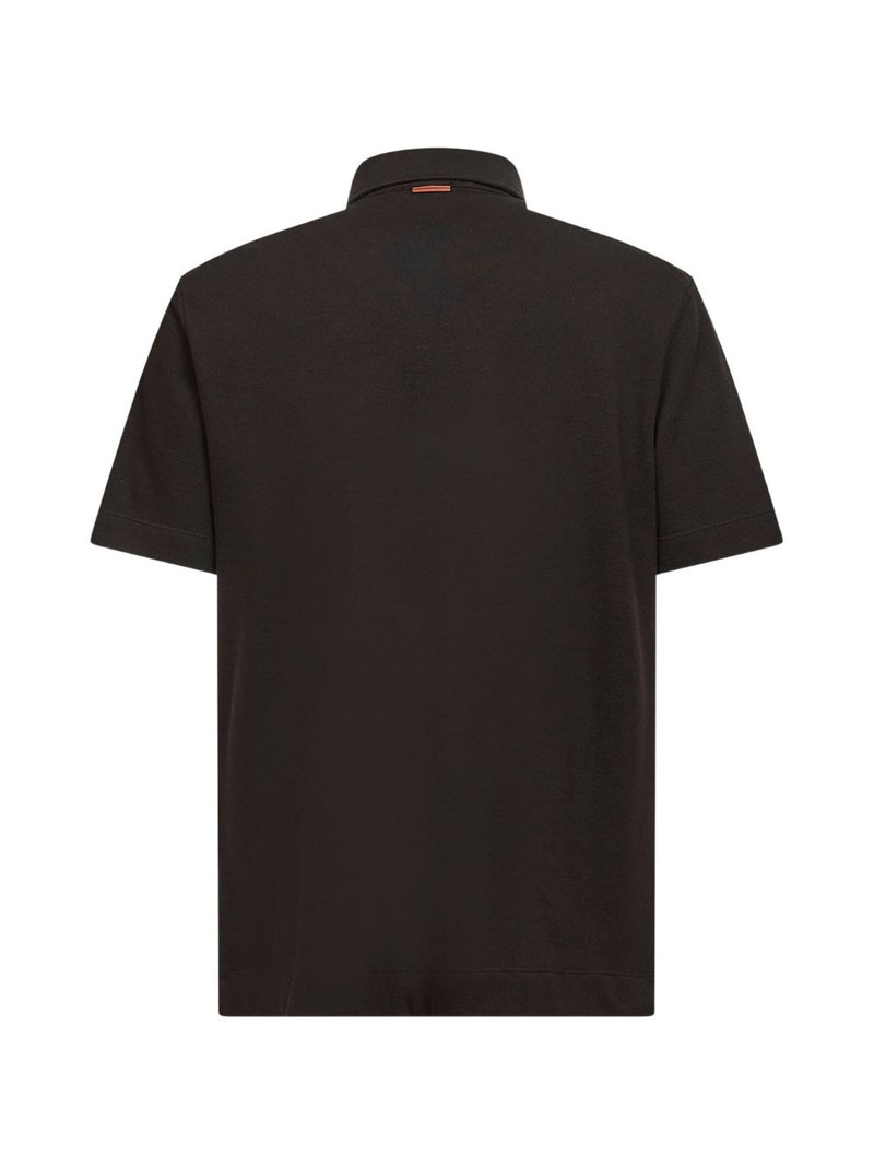 ZEGNA chest-pocket polo shirt outlook
