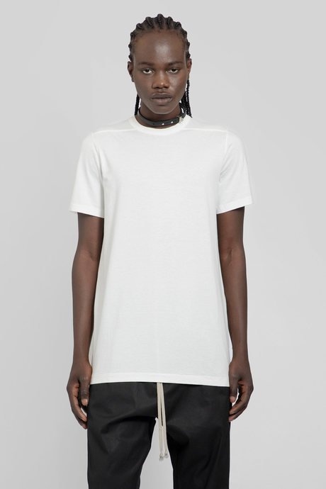 Rick owens men's milk fogachine level t in classic cotton jersey - 1