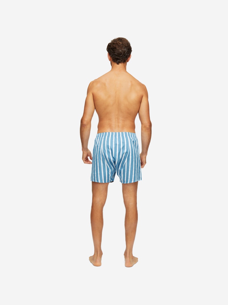 Men's Classic Fit Boxers Royal 219 Cotton Blue - 4