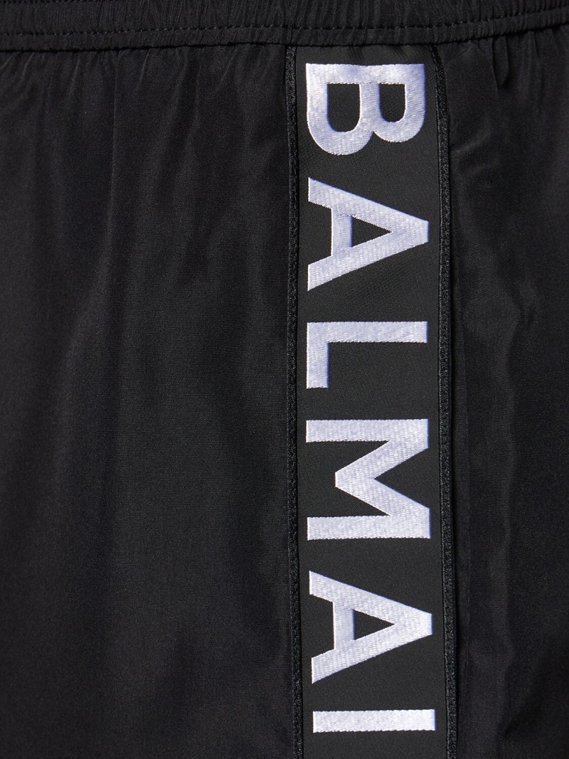 Balmain logo tech swim shorts - 2