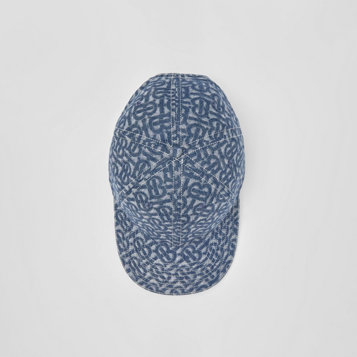Monogram Denim Jacquard Baseball Cap - 6