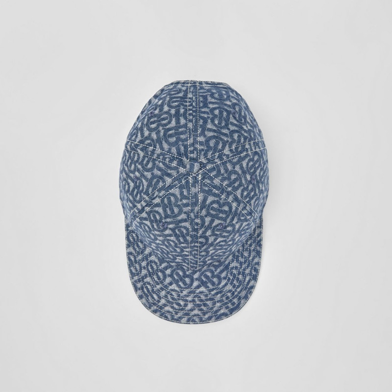 Monogram Denim Jacquard Baseball Cap 6