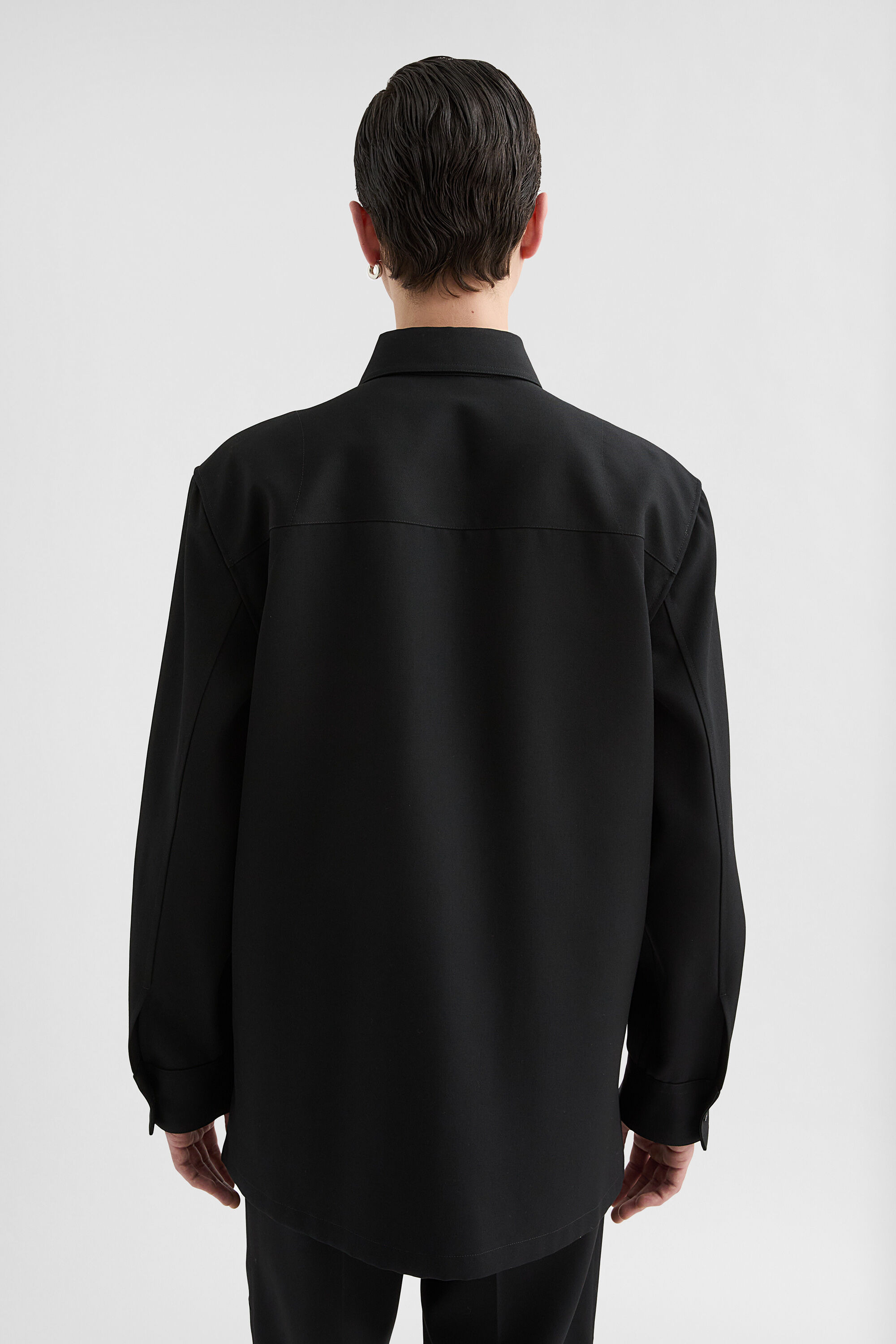 Wool Gabardine Shirt - 2