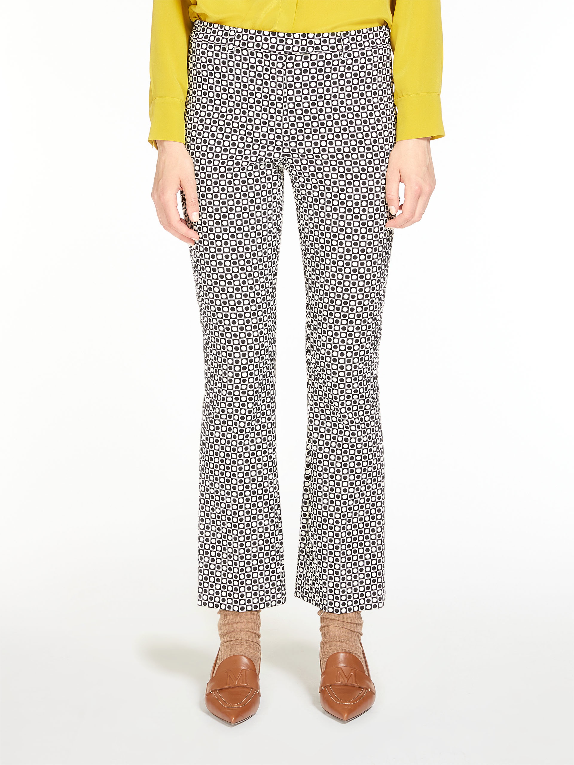BELFORD Jacquard cotton trousers - 3
