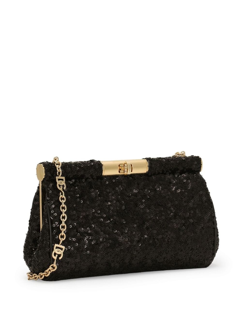 sequined clutch bag - 4