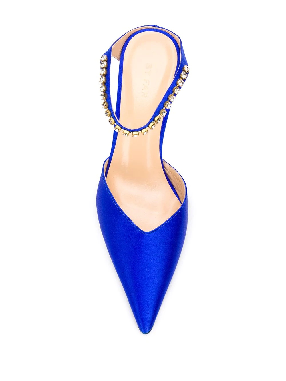 pointed crystal-embellished pumps - 4