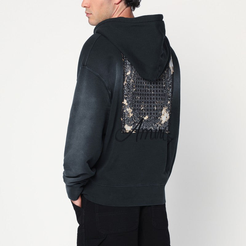AMIRI Black Bandana Hoodie - 2