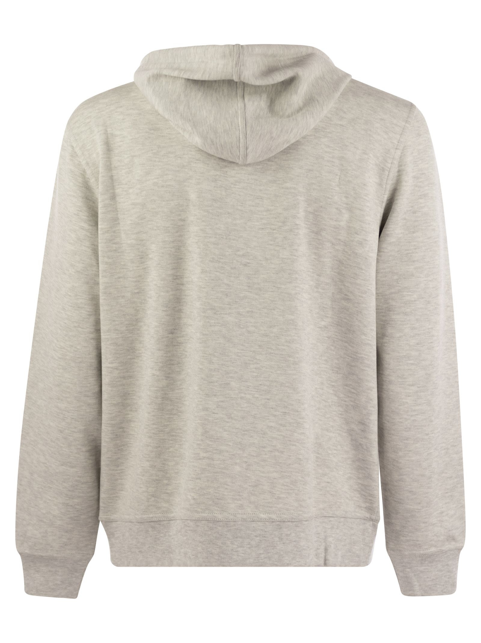 Brunello Cucinelli Men Cotton, Cashmere And Silk Fleece Zipped Topwear - 2