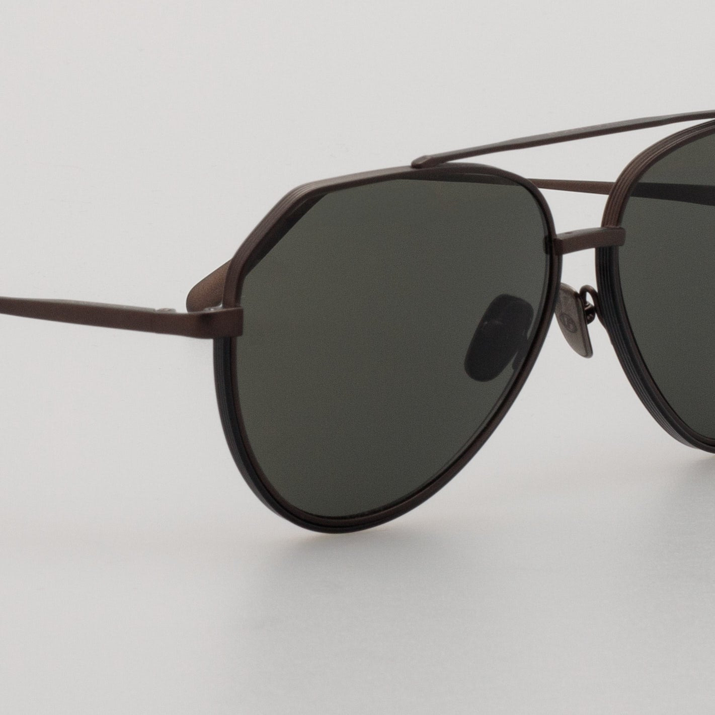 MEN'S BAYER AVIATOR SUNGLASSES IN NICKEL - 6