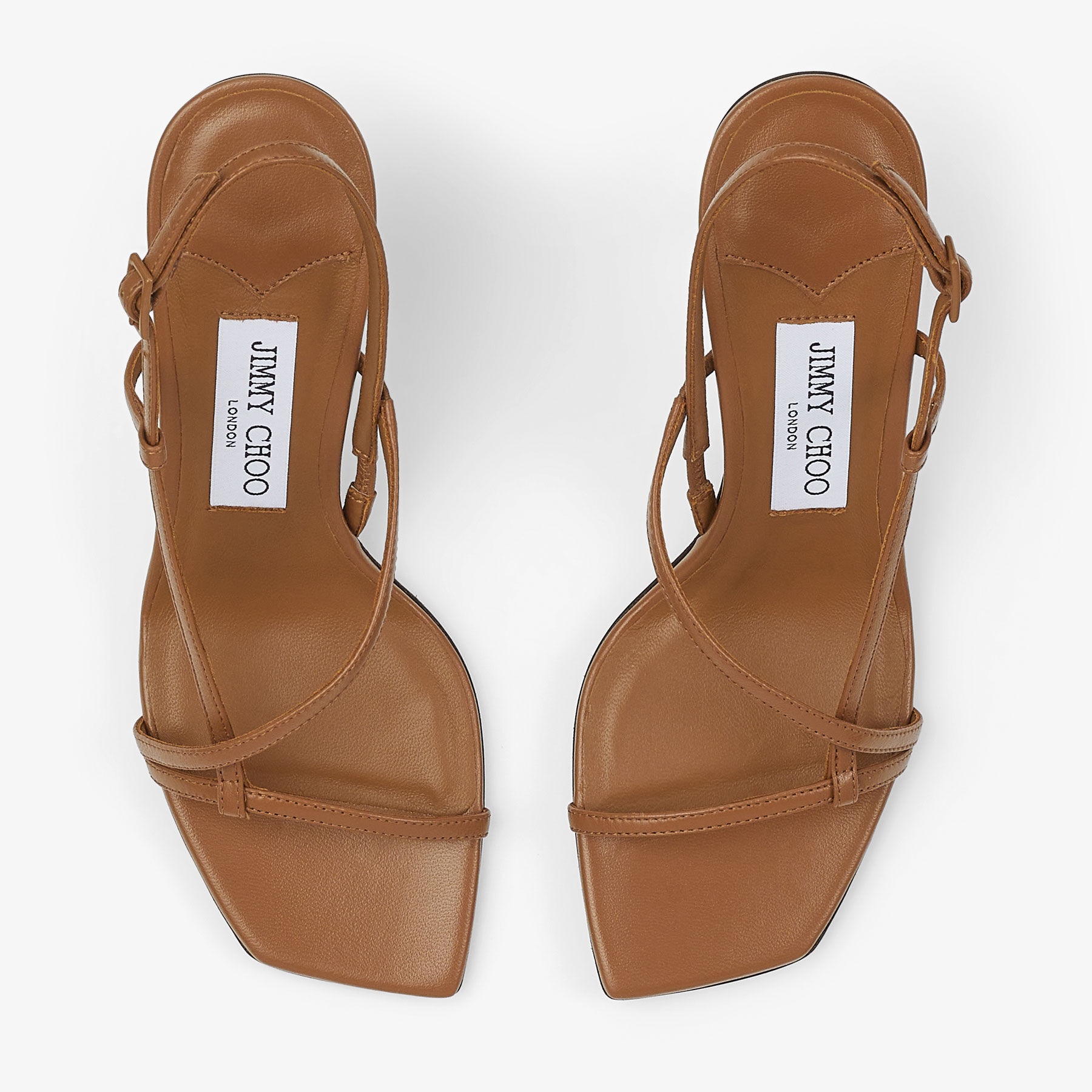 Etana 80
Tan/Tortoise Nappa Leather Sandals - 3