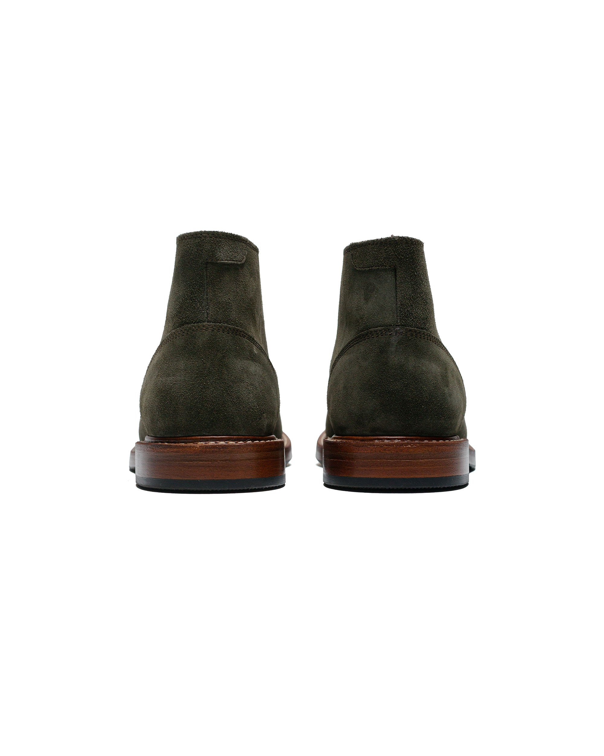 The Steadfast Chukka Boots Japanese Suede Olive - 5