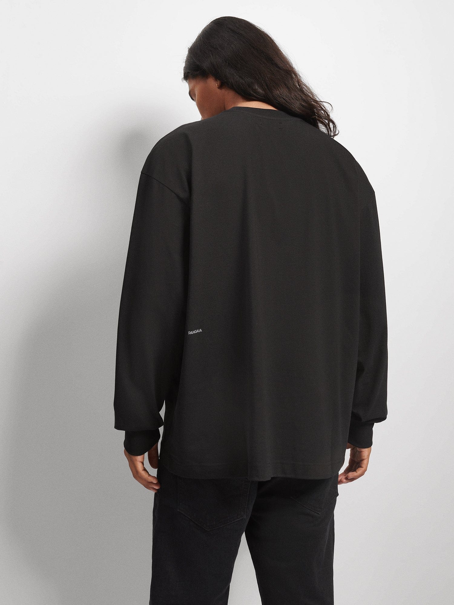 Mens 365 Midweight Long Sleeve T-shirt - Black - 3